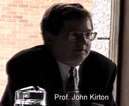 Professor John Kirton Welcome